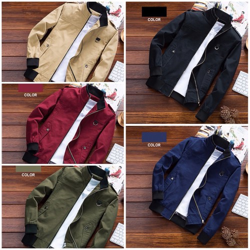 Áo Khoác KaKi Nam Cao Cấp,Áo Khoác KAKI Nam BỤI SÀNH ĐIỆU KIỂU HÀN QUỐC GIÁ RẺ CHẤT MÀU ĐEN, ĐỎ, XANH, DA KEM - AA013