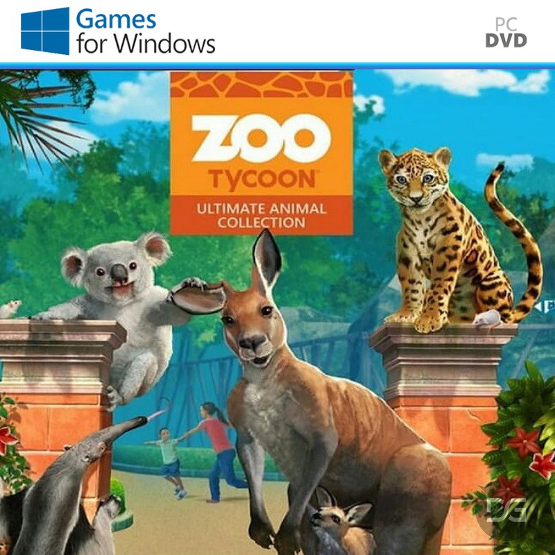 Đĩa Dvd Cd Game Zoo Tycoon Ultimate Animal
