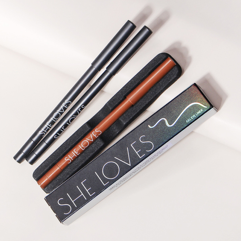 (Hàng Mới Về) Bút Kẻ Mắt Đầu Cứng Chống Nước Không Nhòe Dành Cho Người Mới Bắt Đầu