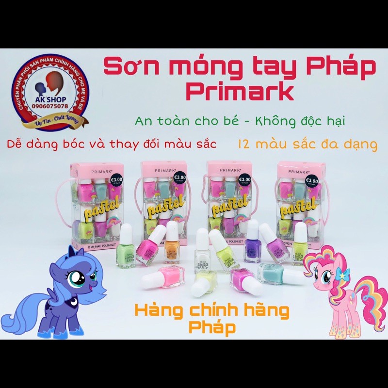 Sơn móng tay bé gái hàng chính hãng Pháp