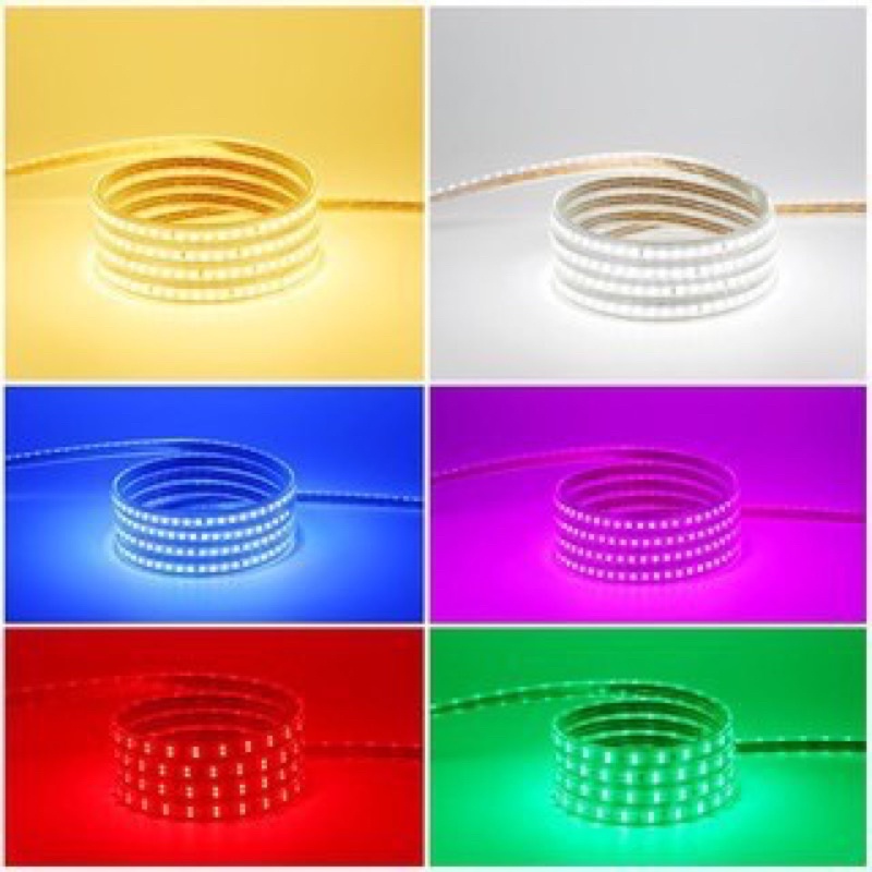 Đèn Led Dây 220V. nhiều màu trang trí.