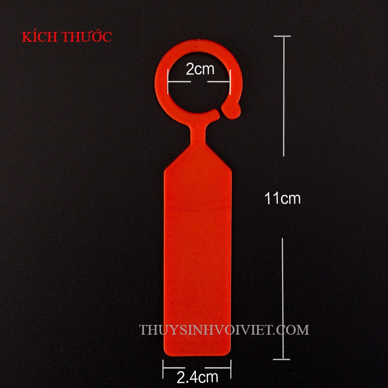 Thẻ nhựa PVC ghi chú, đánh dấu thông tin cho cây trồng