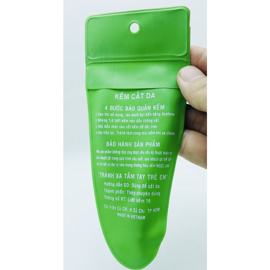 Kềm cắt da mũi dài Ngọc Lan D-01 Nail Store