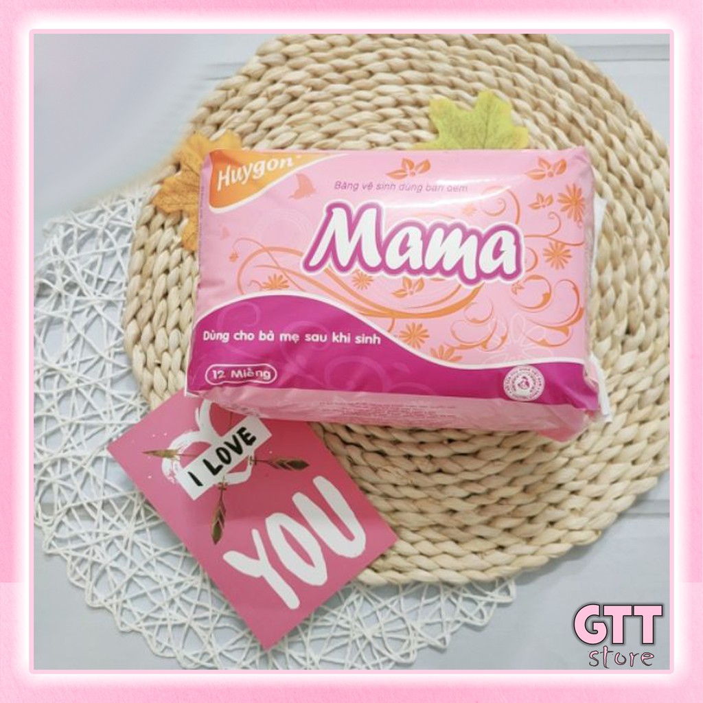 Băng vệ sinh Mama gói 12 miếng cho mẹ sau sinh BVS01