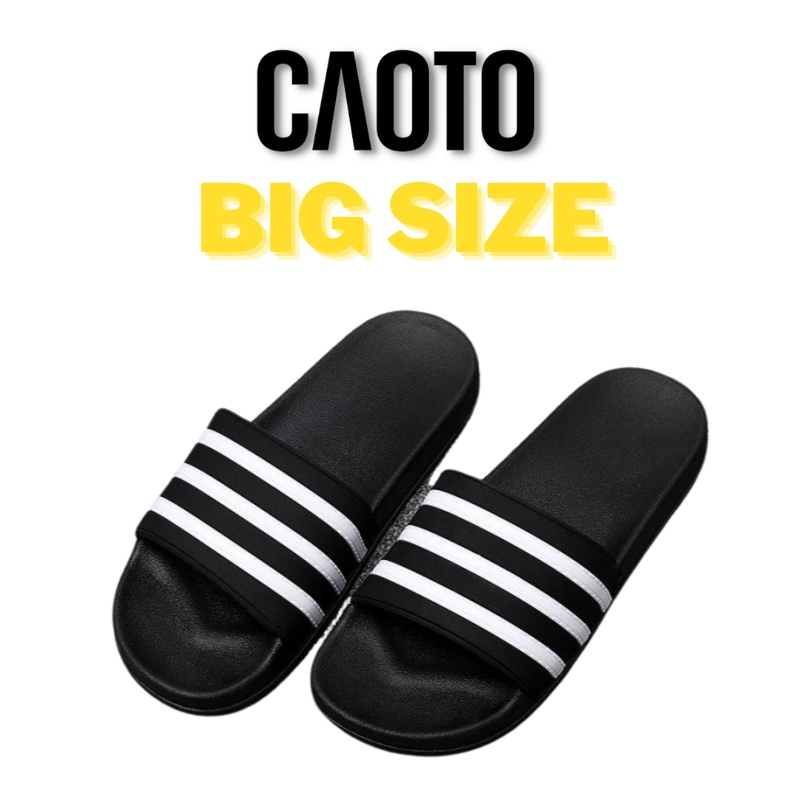 Dép Big Size Trắng-Đen Thời Trang Nam - Dép Big Size Men 27cm 28cm 29cm 30cm 31cm 32cm