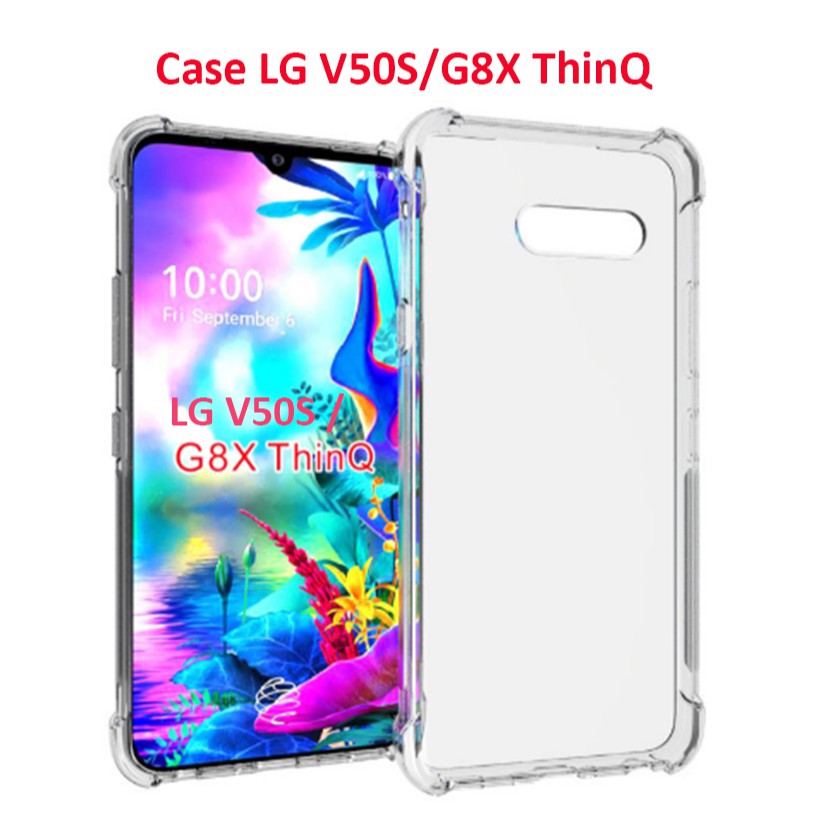 Ốp Lưng LG V50S/G8X ThinQ Trong Suốt Chống Sốc 4 Góc - Nhựa Dẻo Phủ NaNo Cao Cấp