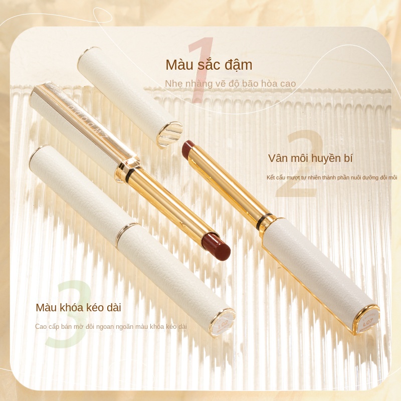 Son Môi Dạng Thỏi Nhỏ Chất Nhung Lì Không Phai Màu