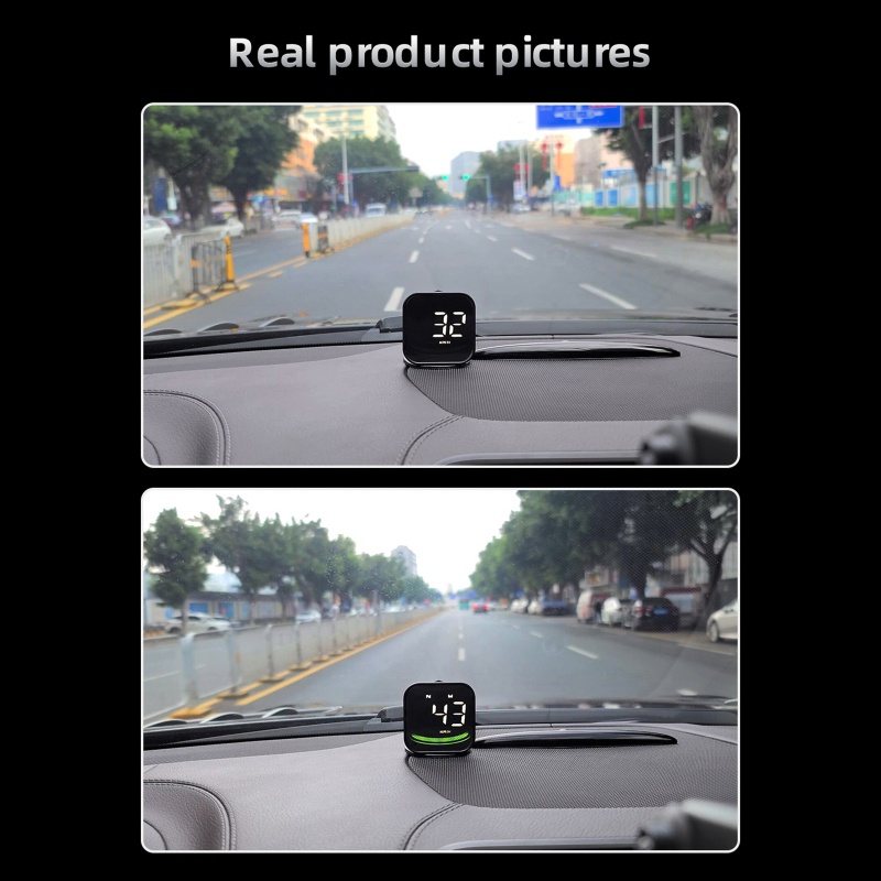 Thiết Bị Cảnh Báo Tốc Độ Màn Hình LED HUD GPS Thông Dụng Cho Xe Hơi Xe Tải