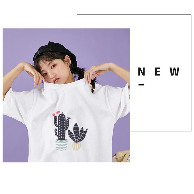 Áo thun tay lỡ nam nữ Unisex form rộng CY009