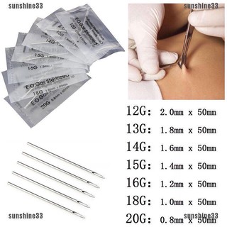 Cơ hội sở hữu Bộ kim xỏ khuyên dùng 1 lần 14G / 16G / 18g / 20g với giá chỉ