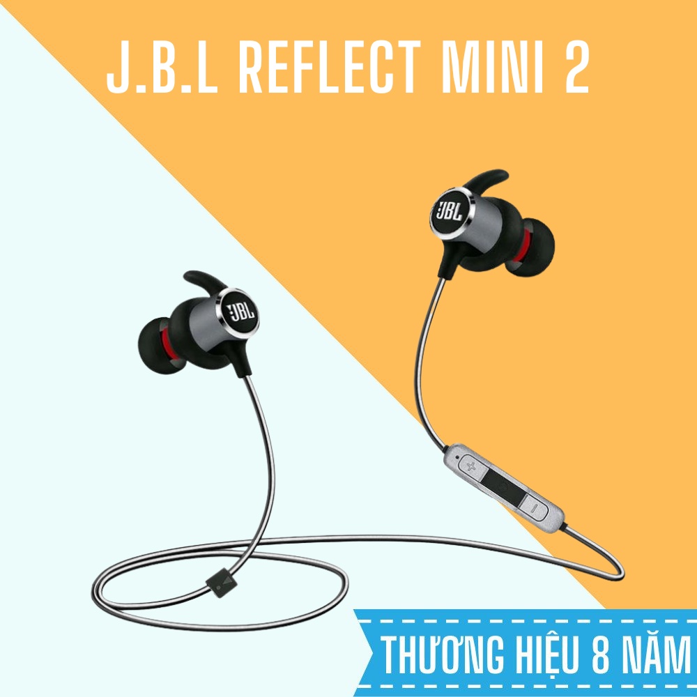 Tai nghe bluetooth JBL REFLECT MINI 2, Dùng cho IP, hàng không hộp, Bảo hành 1 đổi 1