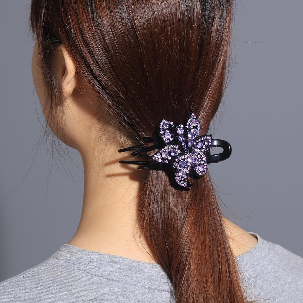 Kẹp Tóc SOFTNESS Thời Trang Dành Cho Nữ|Kẹp Tóc Đính Hoa Xinh Xắn