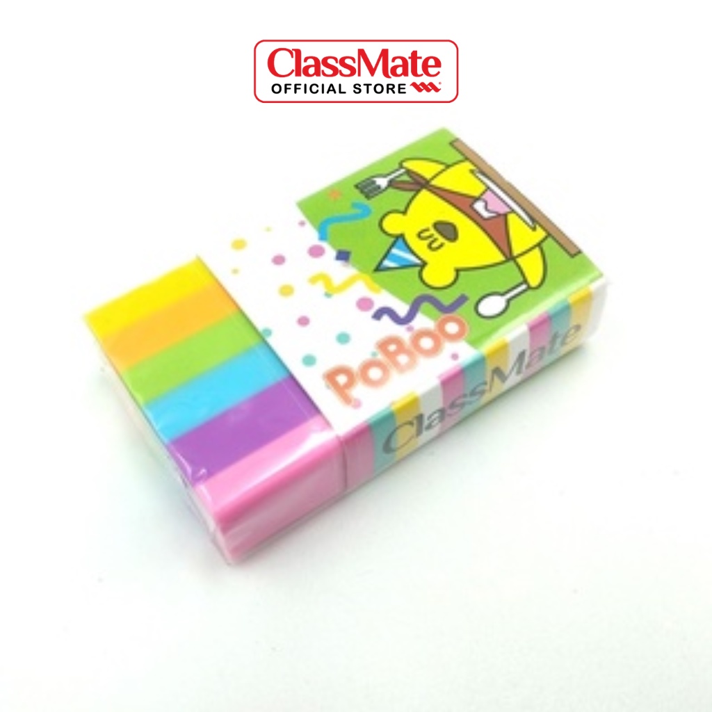 Tẩy Poboo CLASSMATE Độ Bền Dẻo Cao, Làm Sạch Nhanh Chóng Các Vết Chì Đen, An Toàn Cho Bé CL-ER112