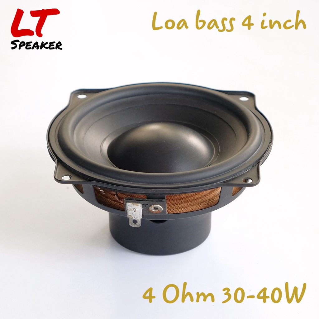 Combo loa FOSTEX Nhật Bass 4inch 4Ohm 30-40W mid treble 4Ohm 15-20W