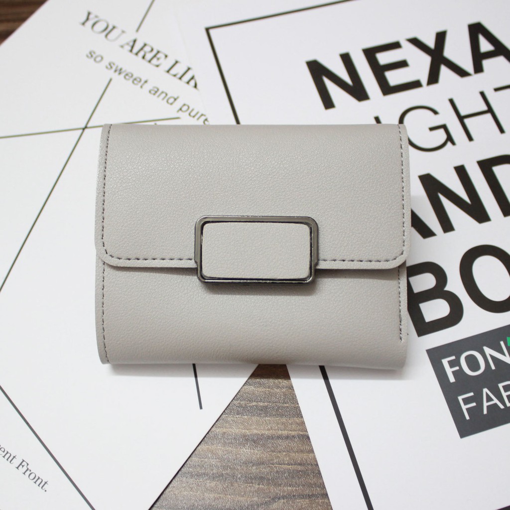 Ví Nữ 🍎FREESHIP🍎 Bóp Ví Nữ Hàn Quốc Đựng Tiền Mini Gấp 3 Bỏ Túi Giá rẻ, Nhiều Ngăn Siêu Tiện Dụng VT01 | BigBuy360 - bigbuy360.vn