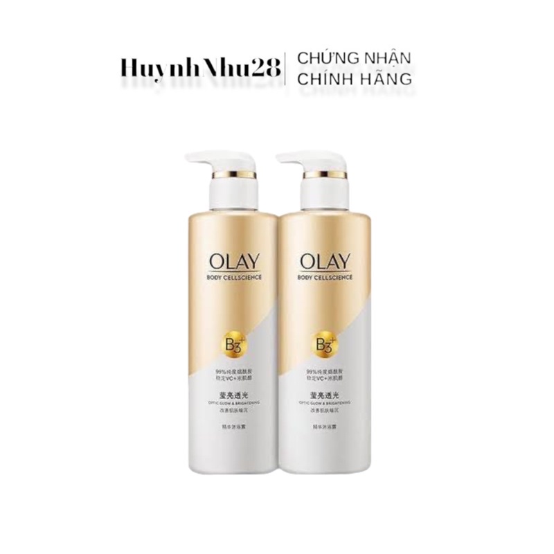 500ml Sữa tắm Olay B3+ Vitamin C Brightening chai 500ml Bản Trung