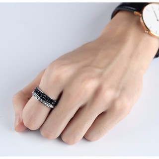 Nhẫn Nam Titan Không Đen TT 0848