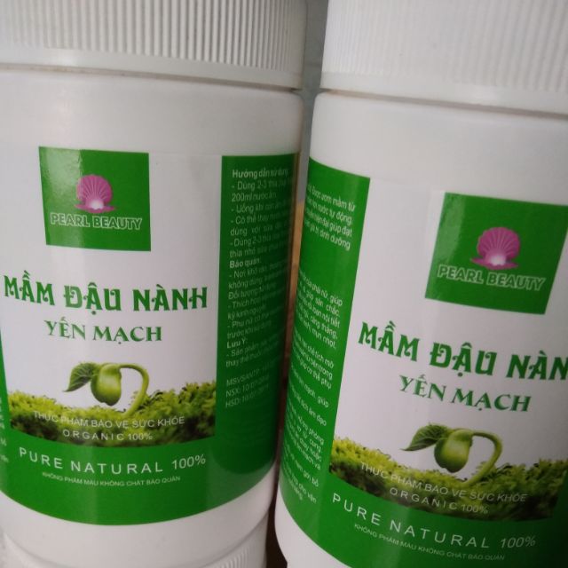 Compo khách tỉnh mầm đậu nành yến mạch , nguyên sơ VSATTP 2kg nhé ạ