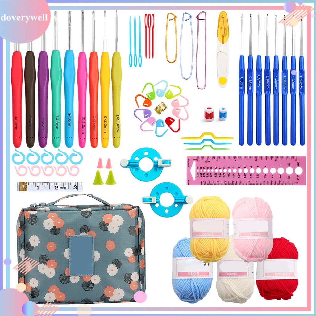 Bộ móc đan len bằng vải oxford 600D tiện dụng