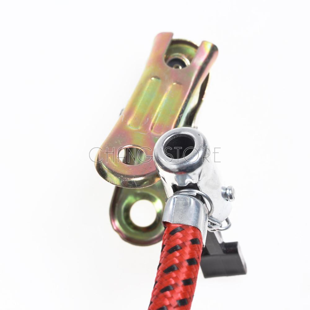 Bơm Đạp Chân Có Đồng Hồ Áp Suất Đa Năng Mini Tiện Dụng