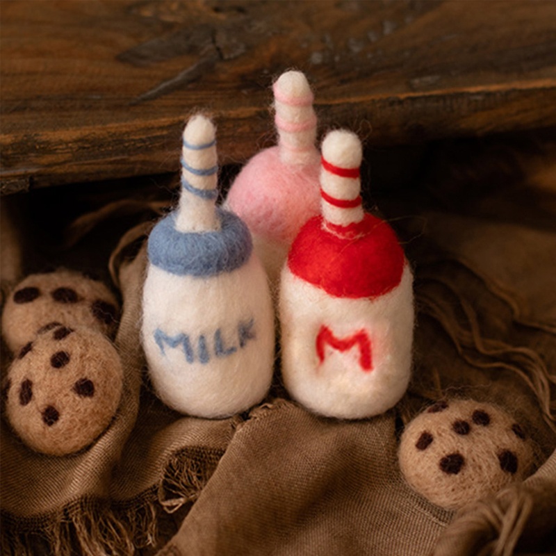 Bình Sữa Em Bé + Bánh Quy + Kẹo Dùng Làm Phụ Kiện Chụp Ảnh Cho Bé Sơ Sinh diy