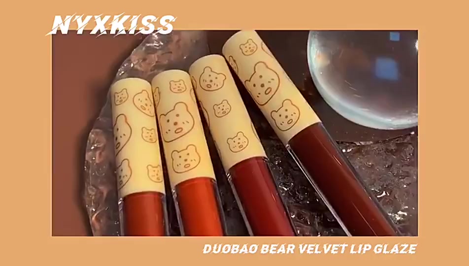miumiua💄 PCS Set 4 thỏi son kem nhung lì NYXKISS dưỡng ẩm môi 4 màu chống dính | BigBuy360 - bigbuy360.vn