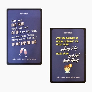 Bộ bài Drinking Game "Trò Mèo"