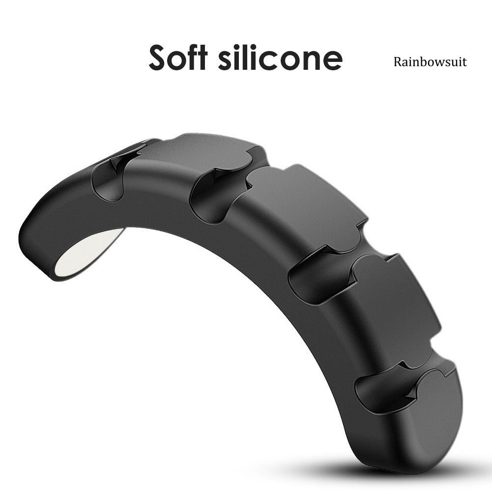 Kẹp giữ dây cáp bằng silicon tự dính tiện dụng