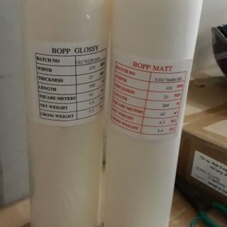 Màng cán nhiệt bóng 25mic, mờ 20 mic, mờ 25 mic