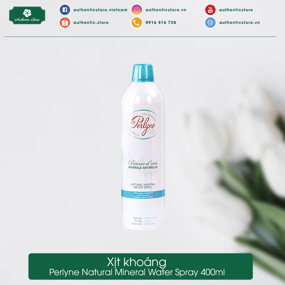 Xịt khoáng Perlyne Natural Mineral Water Spray