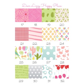 Dear Lizzy Happy Place - Giấy hoạ tiết scrapbook, exploding box, thiệp