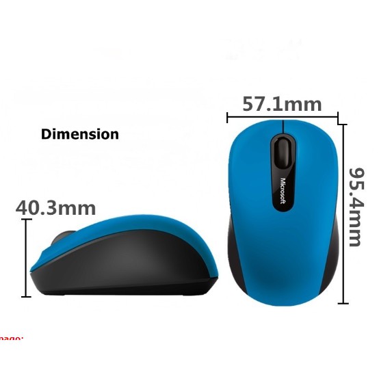 Chuột Bluetooth 4.0 Không Dây Xách Tay, ĐầU NhậN USB 3600 Cho Microsoft