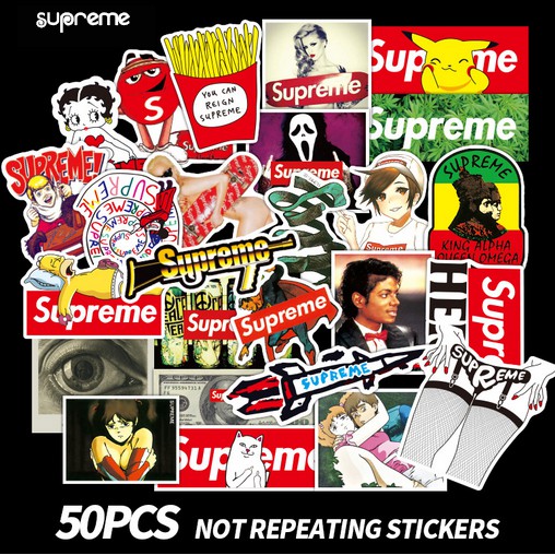 Sticker dán hoạt hình nhiều mẫu chống nước sticker dán mũ bảo hiểm vali laptop cực xinh bộ sưu tập 1