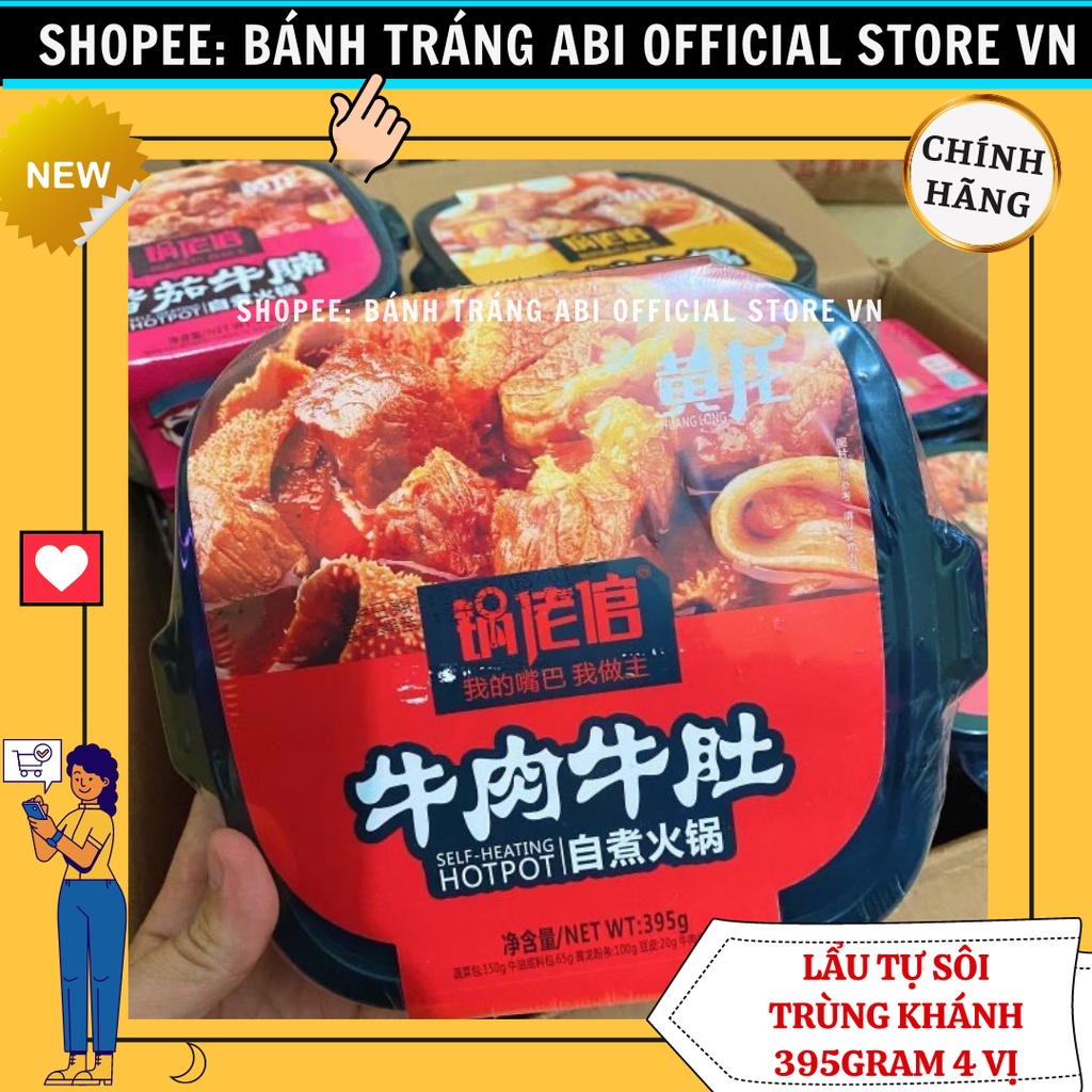 Lẩu ăn liền lẩu tự sôi tứ xuyên các vị siêu hot lẩu lớn 395g-445g | BigBuy360 - bigbuy360.vn