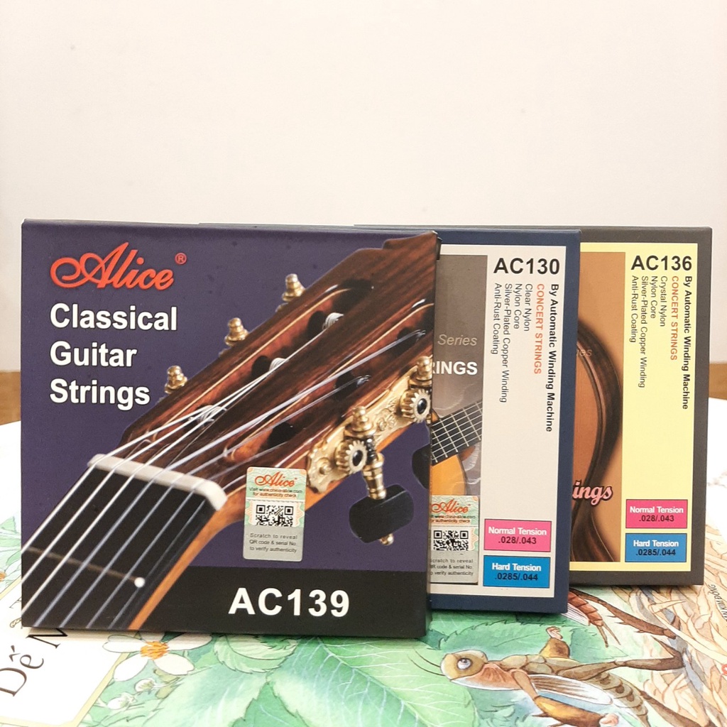 Dây Ghita Classic Alice AC130,AC136,AC139 (Dây Ghita Nylon)