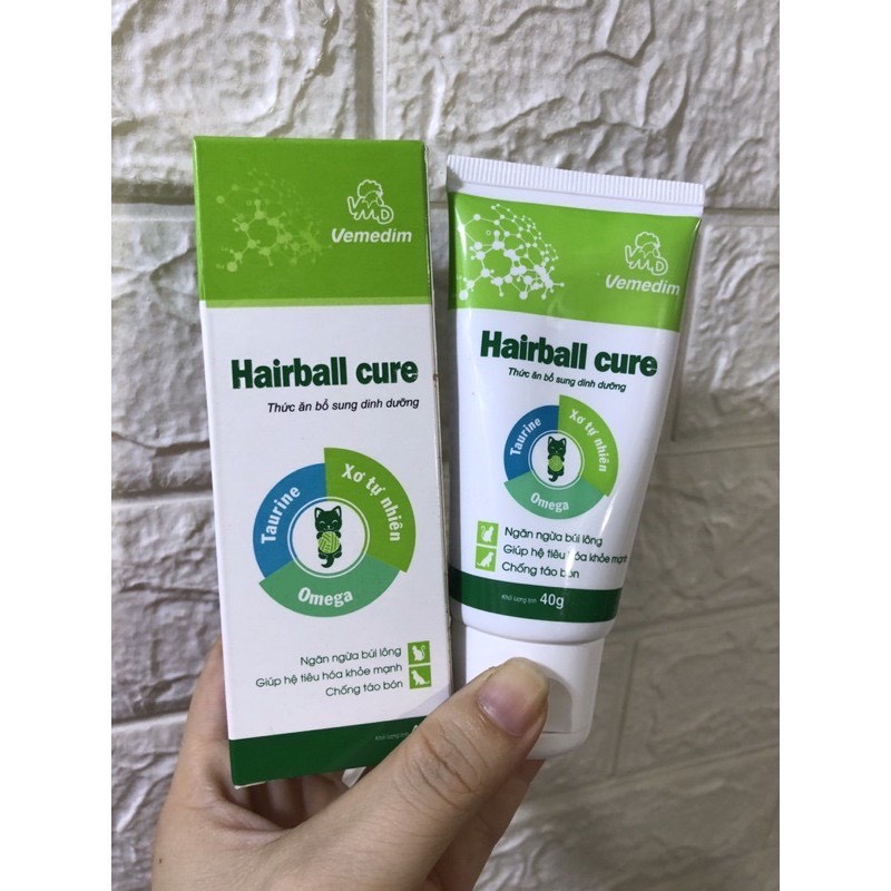 Gel Dinh Dưỡng Tiêu Búi Lông Trong Dạ Dày Và Đường Ruột Hairball Cure