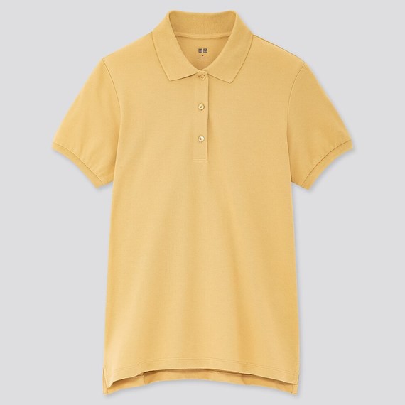 Áo thun nữ cổ polo mã 422723 UNI*QLO Nhật Bản