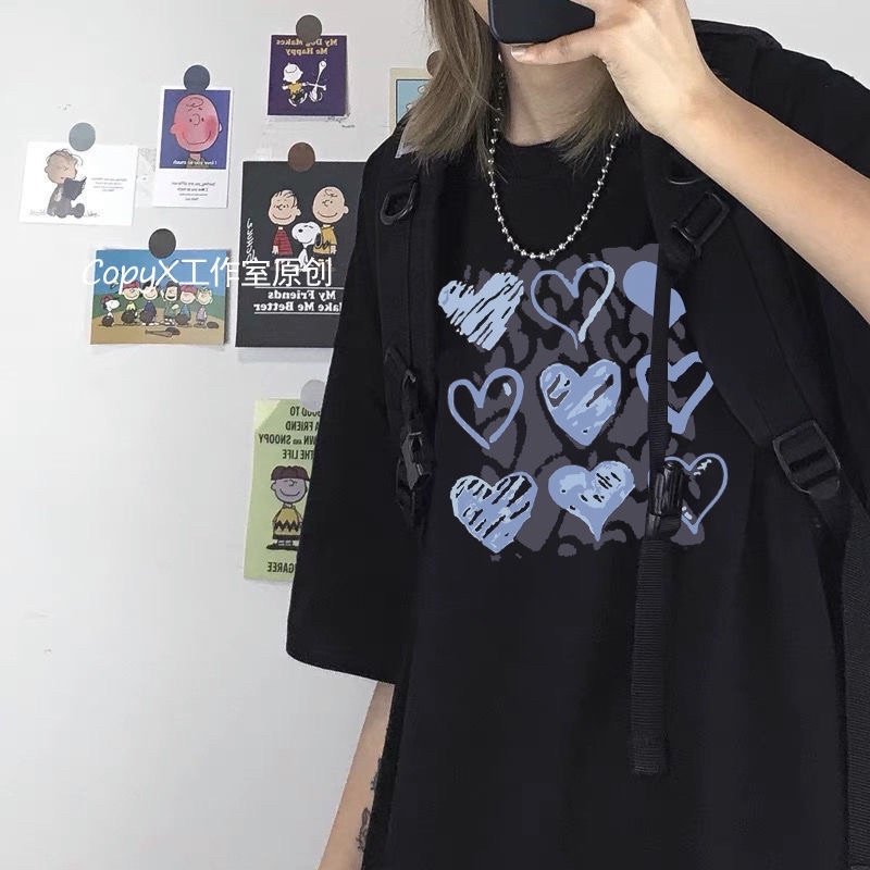 Áo Thun Tay Lỡ 100% Cotton Nam Nữ Unisex