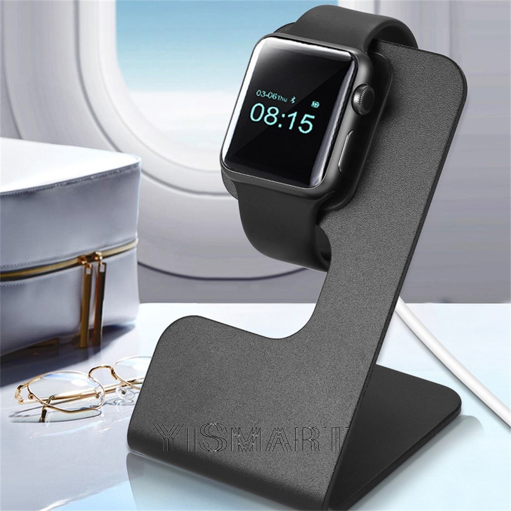 Giá Đỡ Bằng Kim Loại Nhôm Cho Đồng Hồ Apple Watch iWatch 6 5 4 3 SE