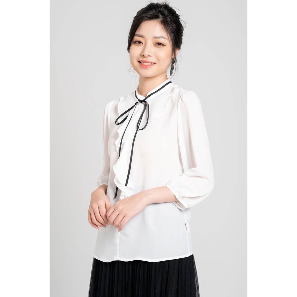 Áo Sơ Mi Cổ Tàu Nữ Lamer L61B21Q013