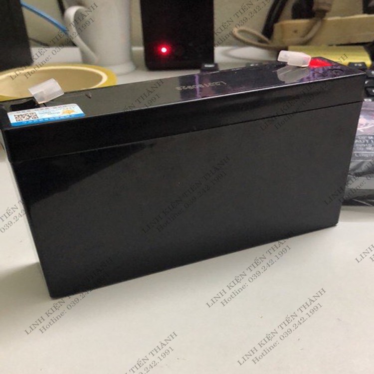 Bình Acquy 6V7ah/20HR Dành Cho Ô Tô Xe Máy Điện Trẻ Em , Quạt Tích Điện ....vv