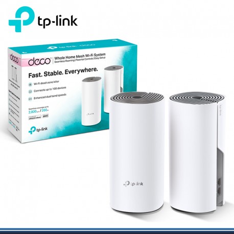 Bộ phát wifi TP-Link Deco E4 2 Pack Mesh AC1200Mbps tốc độ cao. Chính hãng, BH 24 tháng