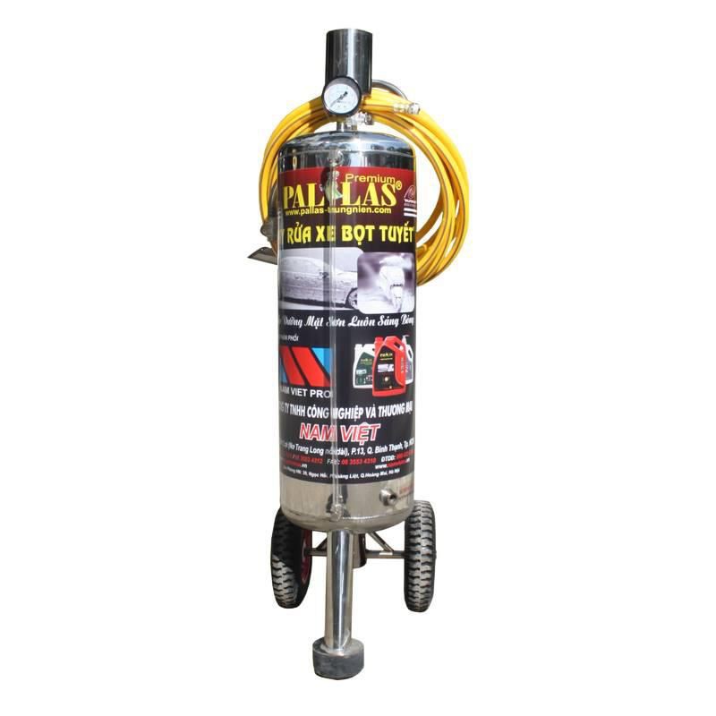 BÌNH TẠO BỌT TUYẾT 40L LÀM BẰNG INOX 304 SIÊU BỀN, SẢN XUẤT TẠI VIỆT NAM CÓ SẴN CẦN PHUN BỌT