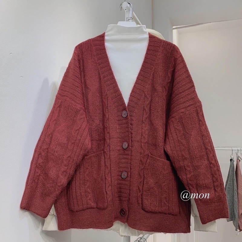 ÁO CADIGAN LEN THỪNG DÁNG RỘNG NHIỀU MÀU KIỂU DÁNG HÀN QUỐC | BigBuy360 - bigbuy360.vn