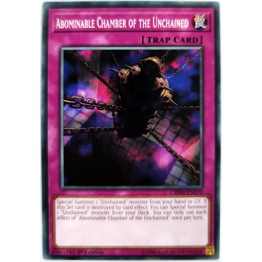 [Thẻ Yugioh] Abominable Chamber of the Unchained |EN| Common