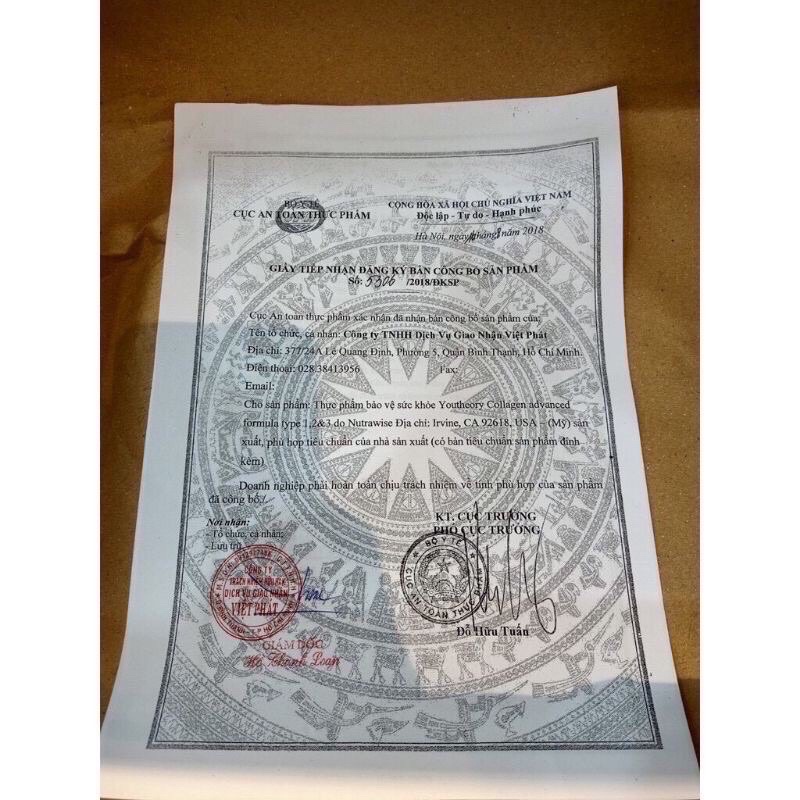 COLLAGEN MỸ 390v CHÍNH HÃNG DATE MỚI