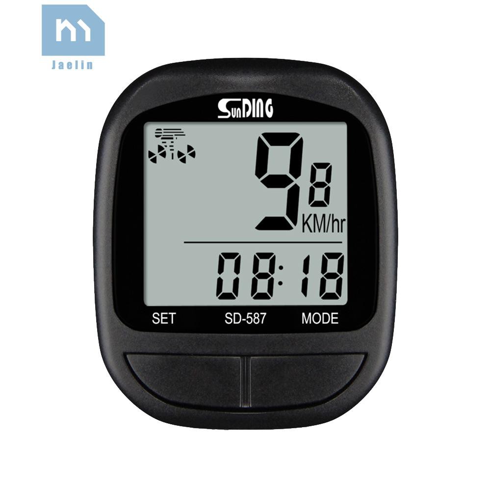 Đồng Hồ Đo Tốc Độ Xe Đạp SUNDING Màn Hình LCD Chống Thấm Nước