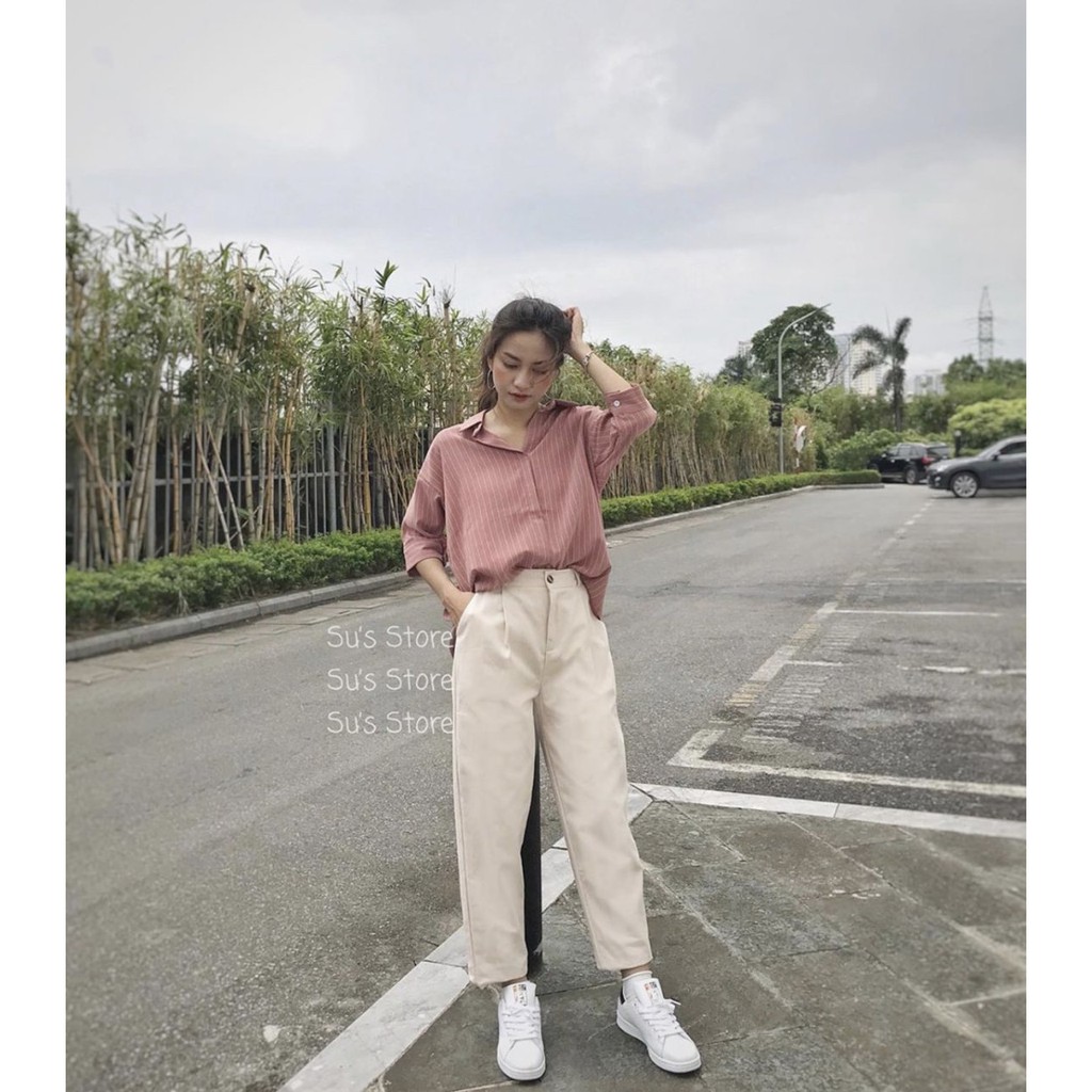 Quần baggy thô lưng chun Q139 SUSTORE