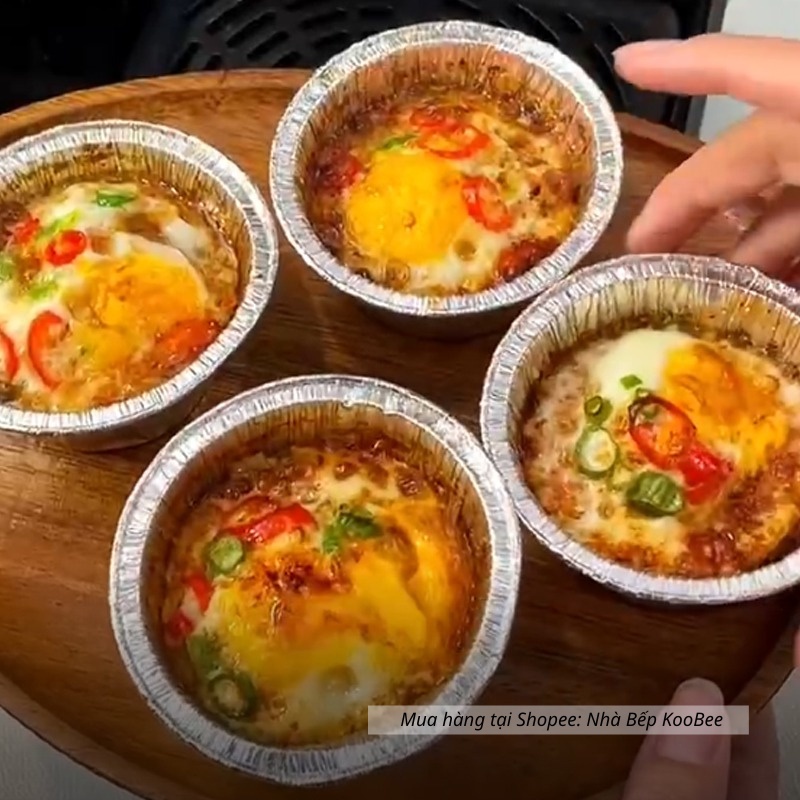 Combo 20 khuôn bánh tart trứng, nướng hàu, làm thạch - Khuôn thiếc đồ nướng KooBee
