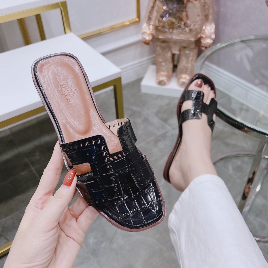 Dép nữ chữ H thời trang Linh Chiii Footwear